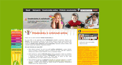 Desktop Screenshot of detskeomalovanky.cz